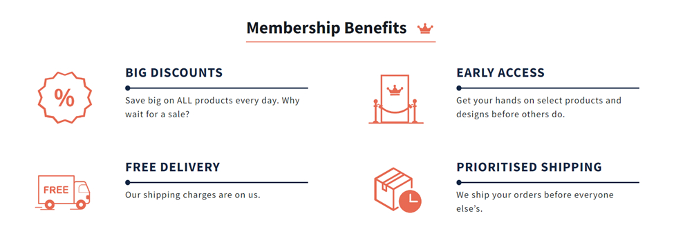 membership benefits